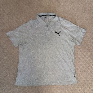 Puma Men's Gray Polo Shirt Size XL